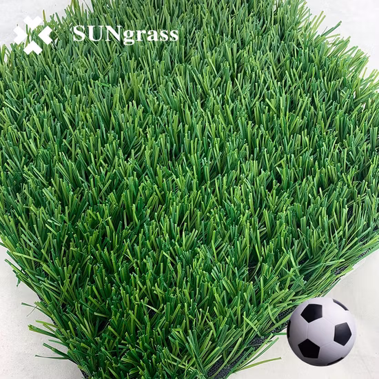 40mm Bicolor Synthetic Turf Carpet Sport Football Artificial Grass