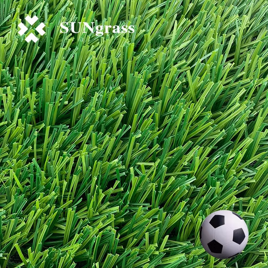 40mm Bicolor Synthetic Turf Carpet Sport Football Artificial Grass