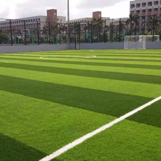 Gazon synthétique bicolore de tapis de gazon de 40mm sport gazon artificiel de football