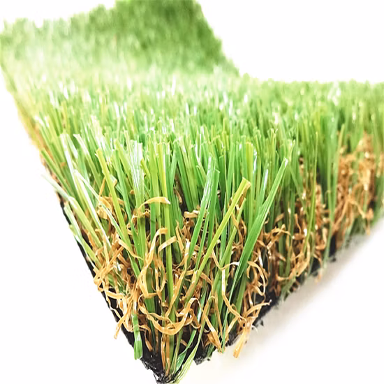 Fausse pelouse artificielle durable d'aménagement paysager de résistance aux UV pour l'herbe artificielle synthétique de décoration de jardin d'herbe commerciale de cour à la maison